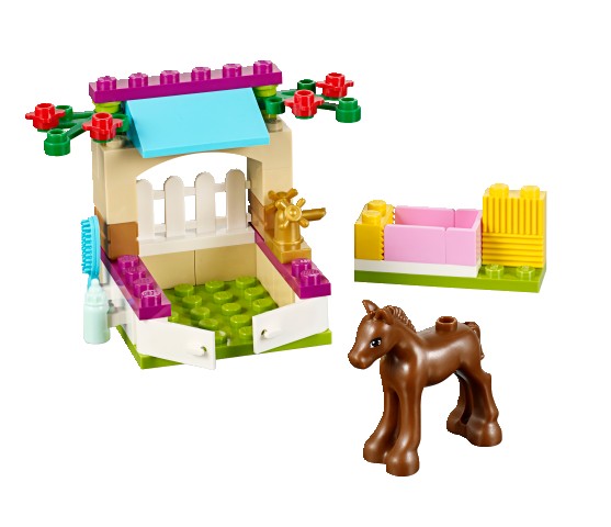 Lego Friends 41089 Hříbátko-nová, ale otevřená pomačkaná krabička
