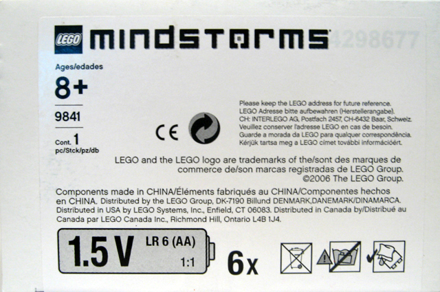 Lego 9841 Mindstorms Inteligentní NXT kostka