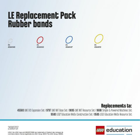 LEGO® Education 2000707 LE Servisní balíček - gumičky převodů