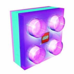 Lego Friends LED Orientační světlo fialové 8x8 cm