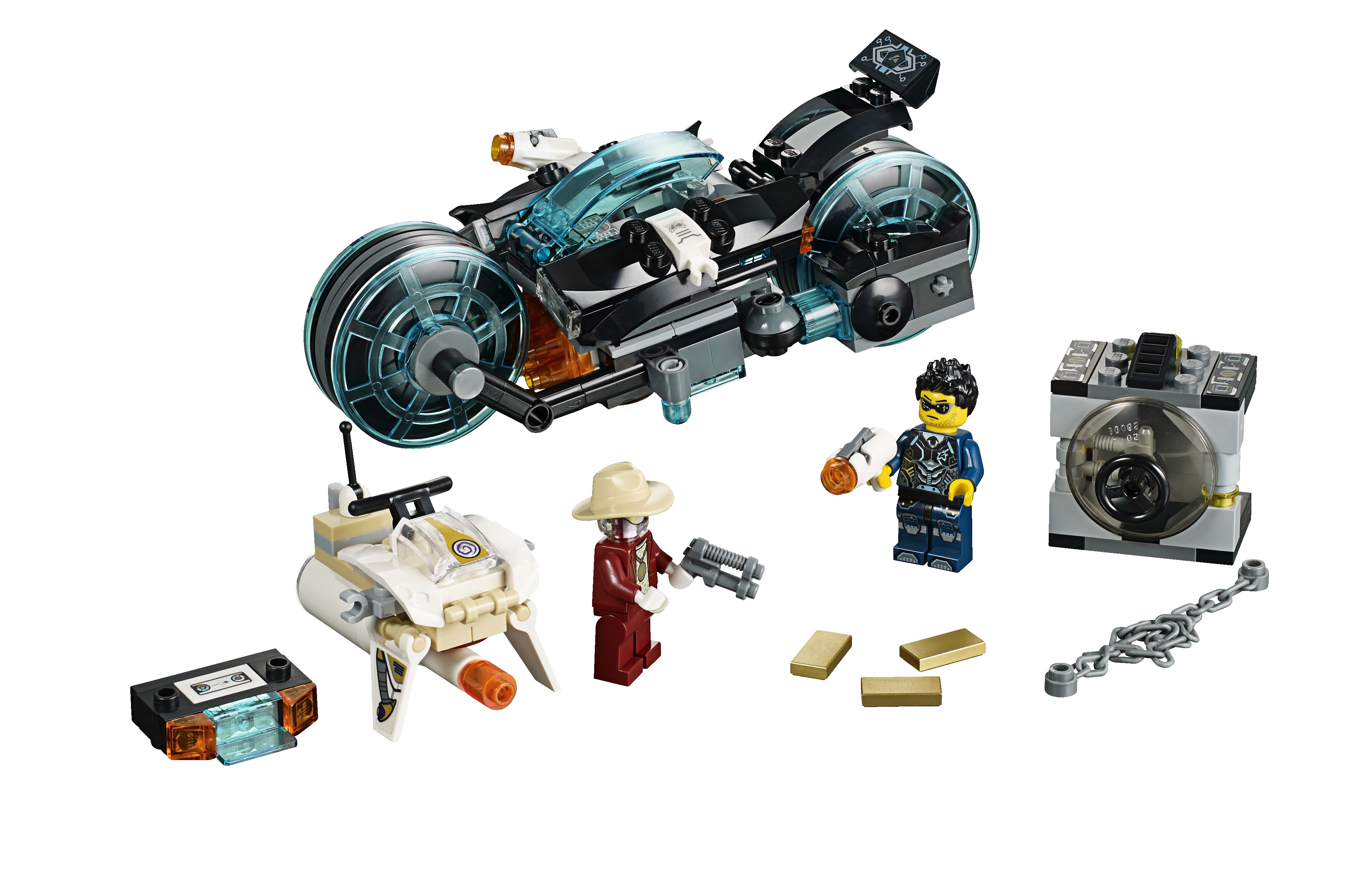 LEGO 70167 ULTRA AGENTS Invizable utíká se zlatem