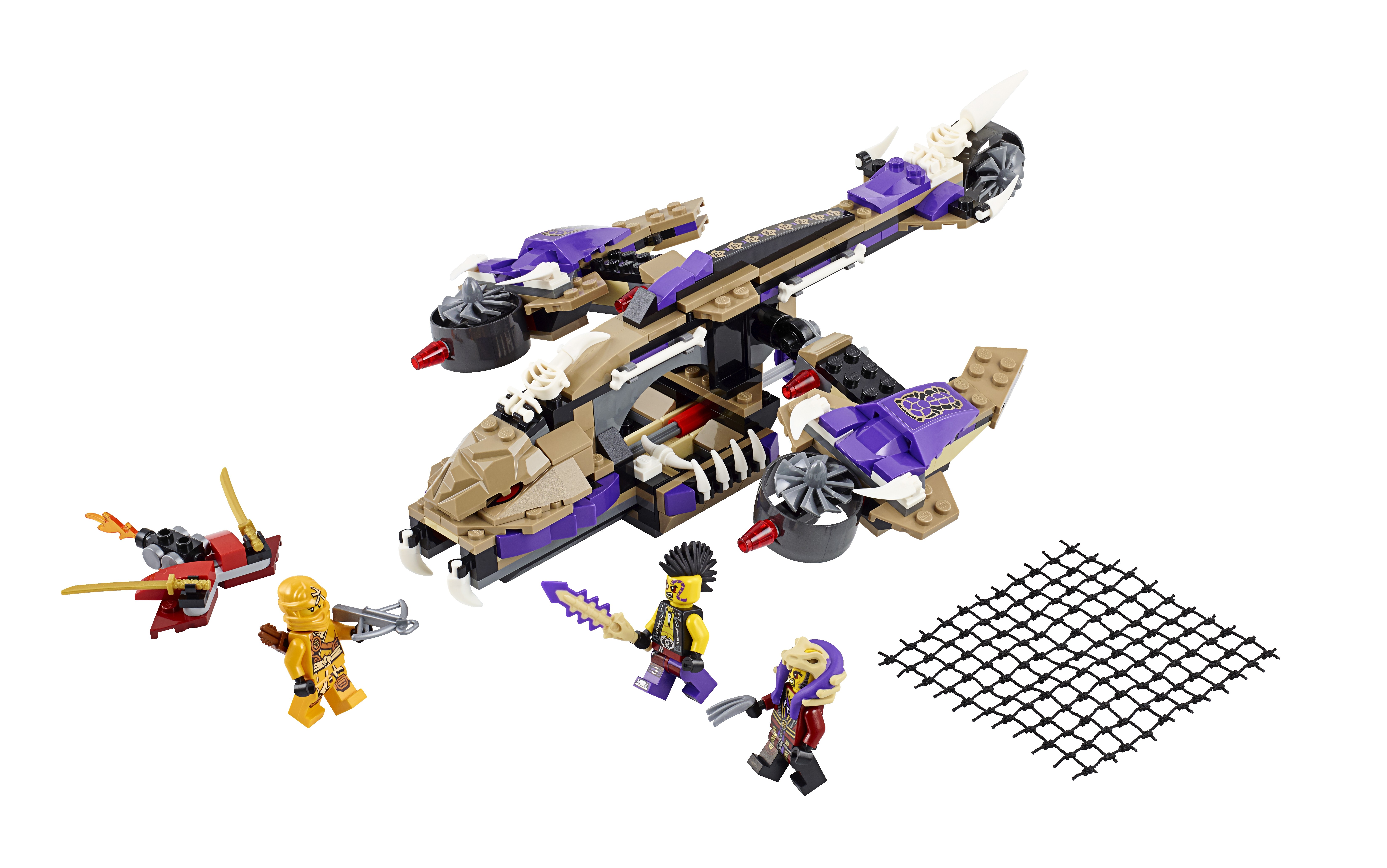 LEGO 70746 NINJAGO Útok Condraiovy helikoptéry