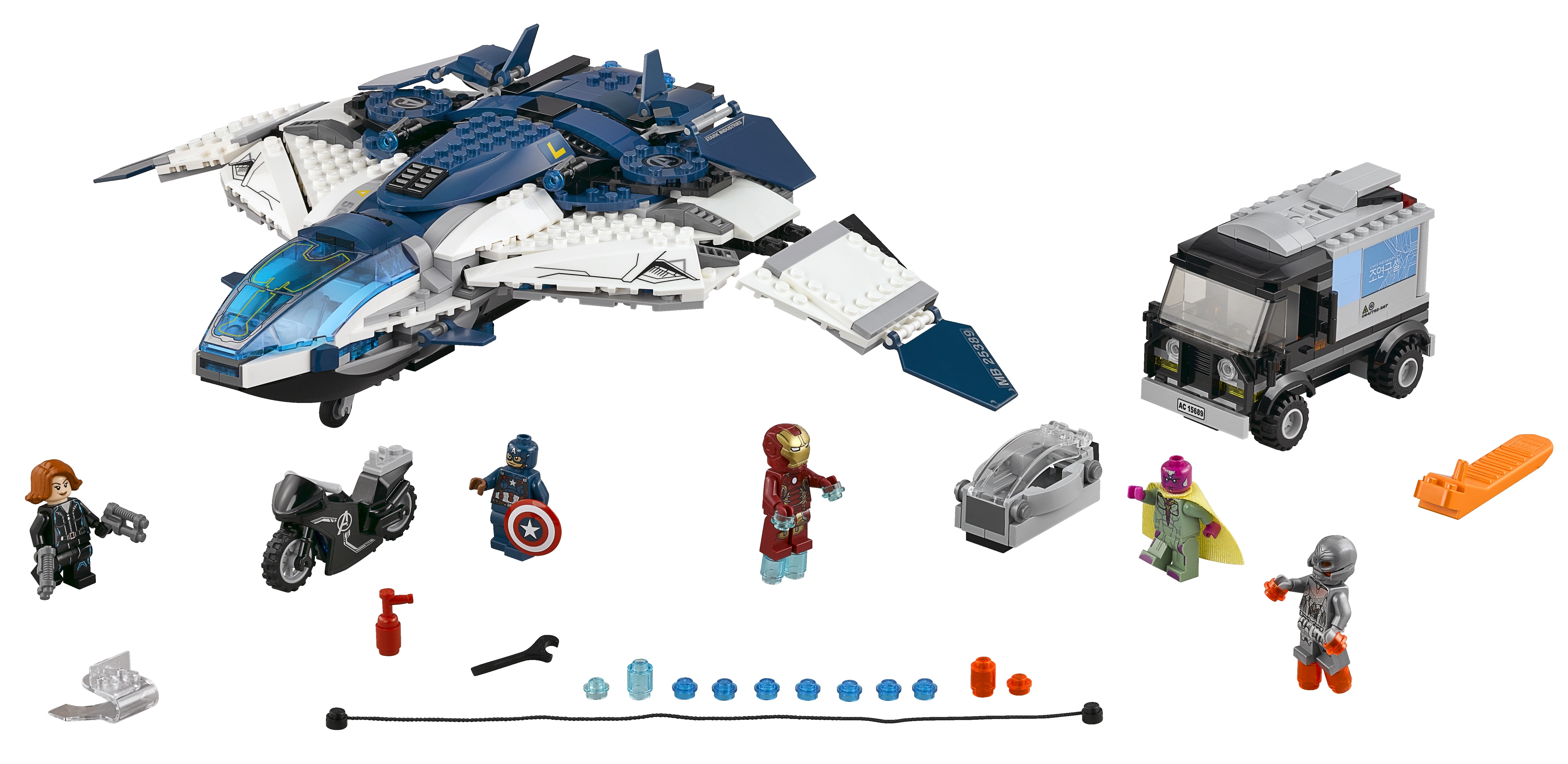 LEGO 76032 SUPER HEROES Avengers Městská honička tryskáčem