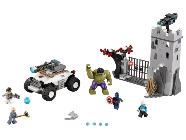 LEGO Super Heroes 76041 Zkáza pevnosti Hydry-poškozená krabice