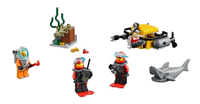 LEGO 60091 CITY Hlubinný mořský výzkum startovací sada