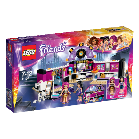 LEGO Friends 41104 Šatna pro popové hvězdy-nová, ale poškozená krabice