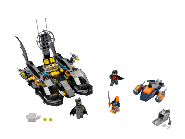 LEGO Super Heroes 76034 Honička v přístavu s Batmanovým vznášedlem