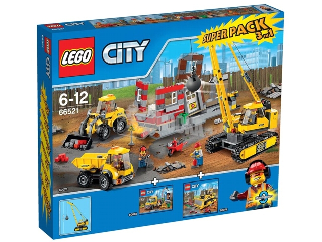 Lego City 66521 SUPER PACK 3v1