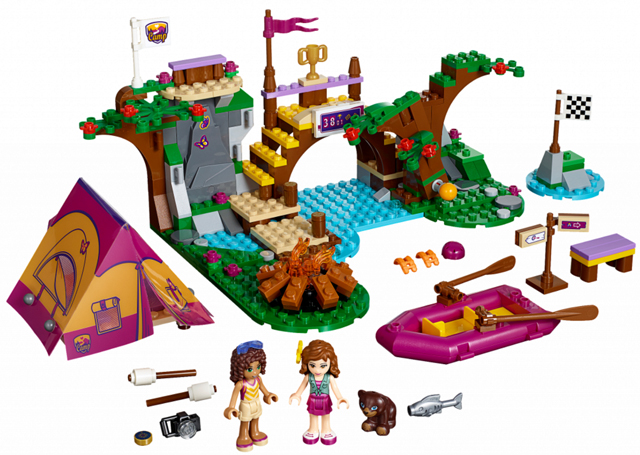 LEGO 41121 FRIENDS Dobrodružný tábor - jízda na divoké vodě