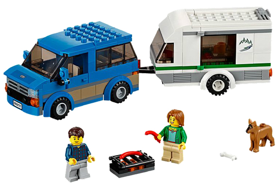 LEGO 60117 CITY Dodávka a karavan