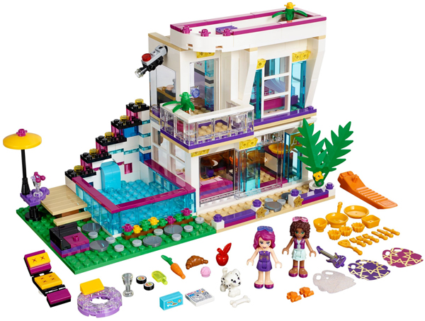LEGO 41135 FRIENDS Livi a její dům popové hvězdy
