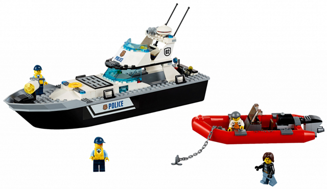 LEGO 60129 CITY Policejní hlídková loď