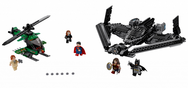LEGO 76046 SUPER HEROES Hrdinové spravedlnosti: souboj vysoko v oblacích 