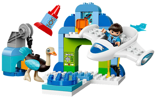 LEGO 10826 DUPLO Milesův hangár pro jeho vesmírnou loď Stellu