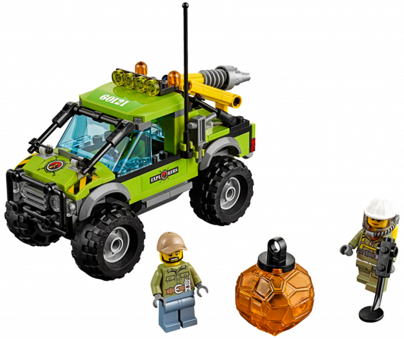 LEGO CITY 60121 Sopečné průzkumné vozidlo