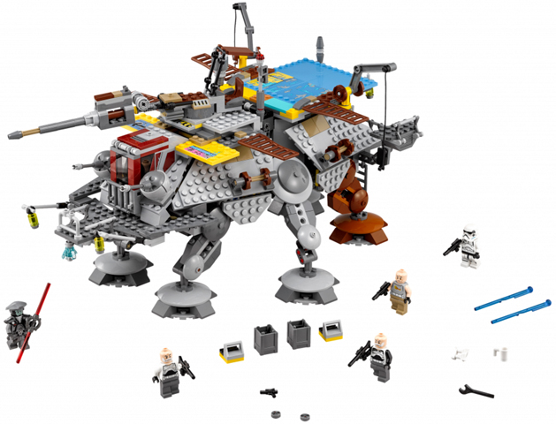 LEGO Star Wars 75157 AT-TE kapitána Rexe