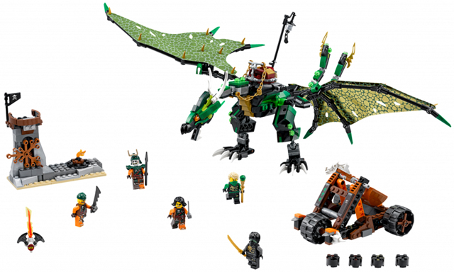 LEGO 70593 NINJAGO Zelený drak NRG