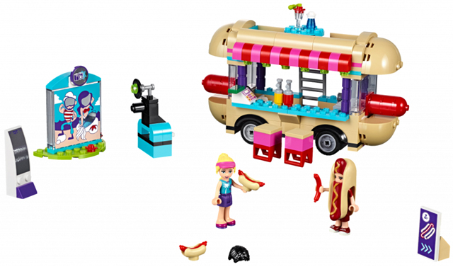 LEGO 41129 FRIENDS Dodávka s párky v rohlíku v zábavním parku