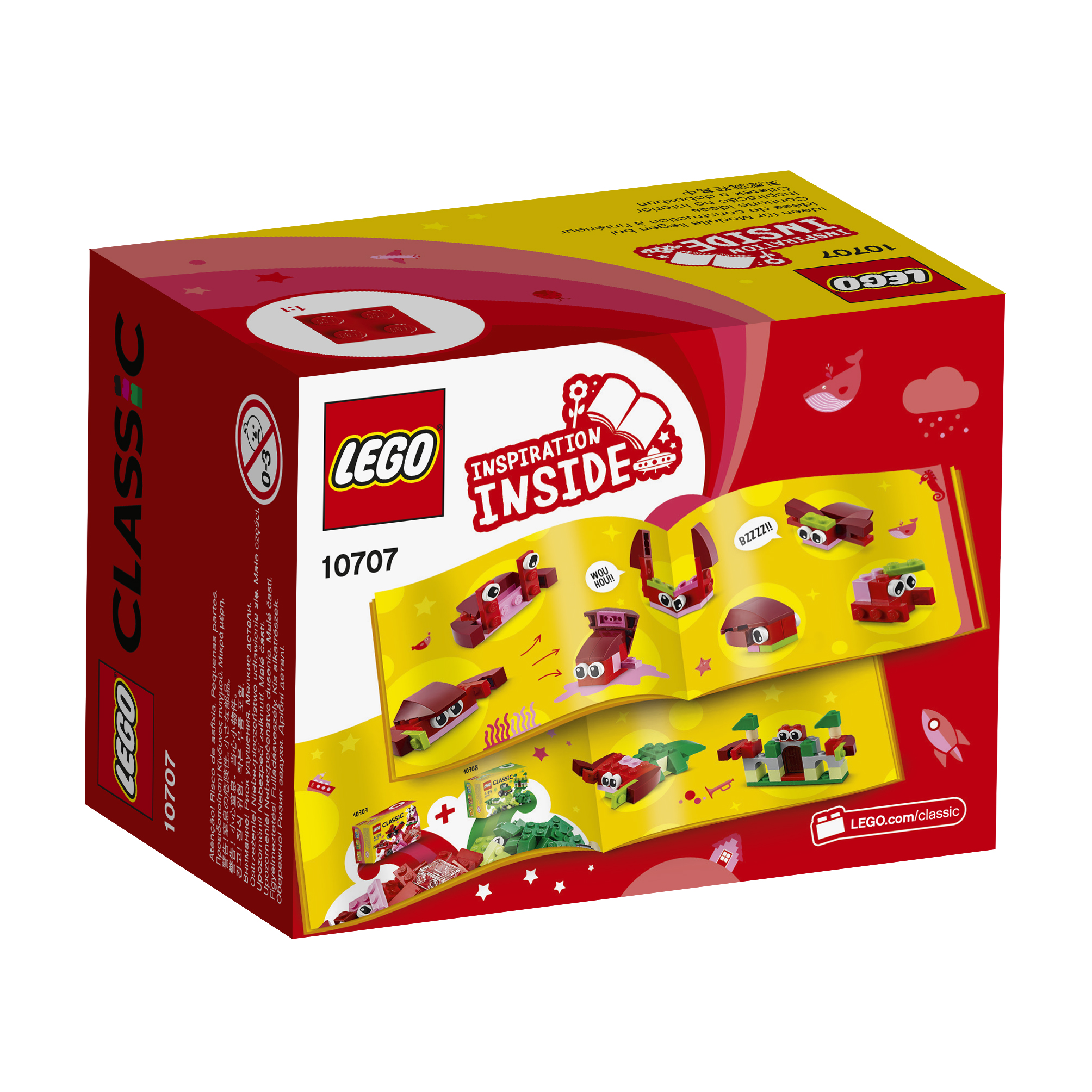 LEGO® 10707, Červený kreativní box