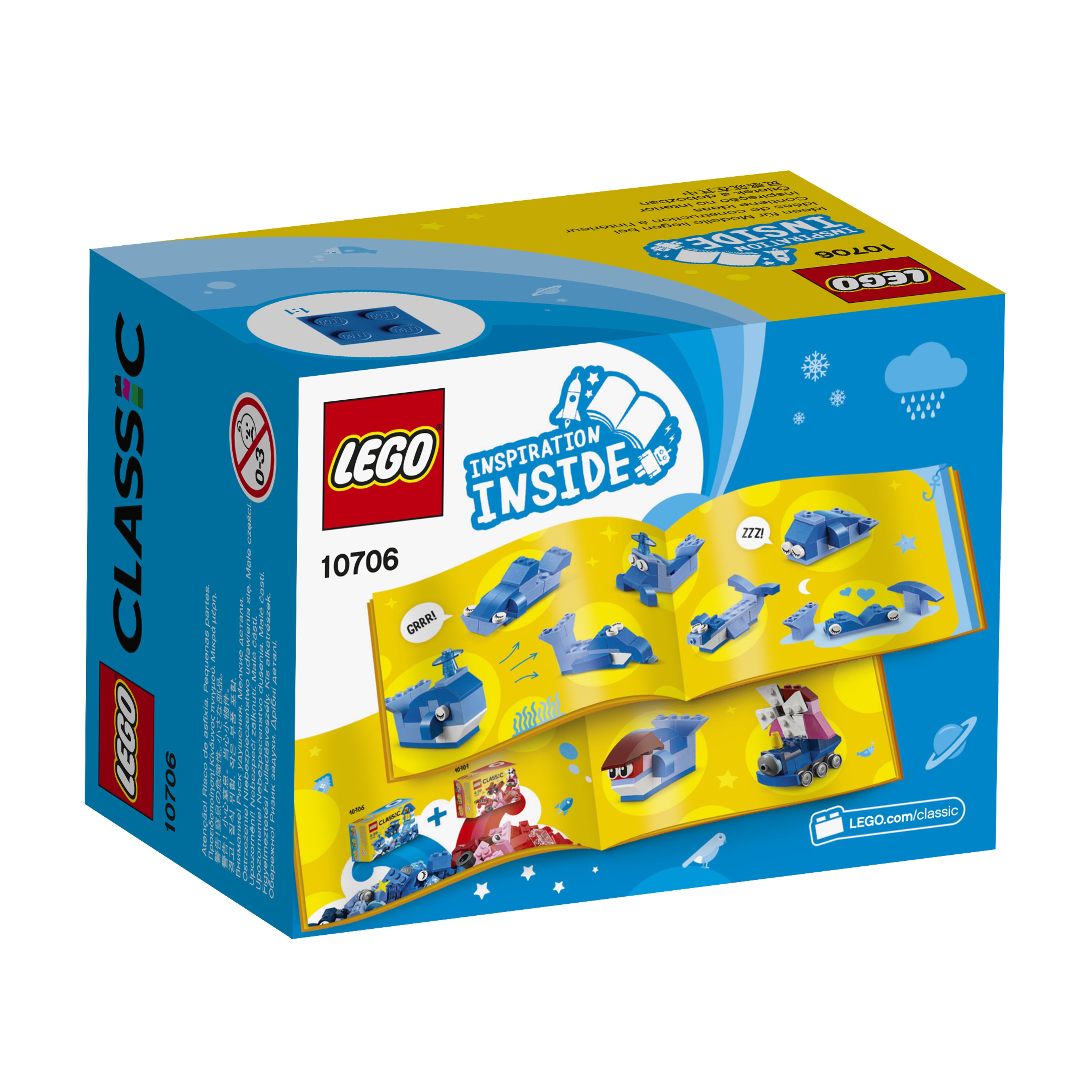 LEGO® Classic 10706, Modrý kreativní box