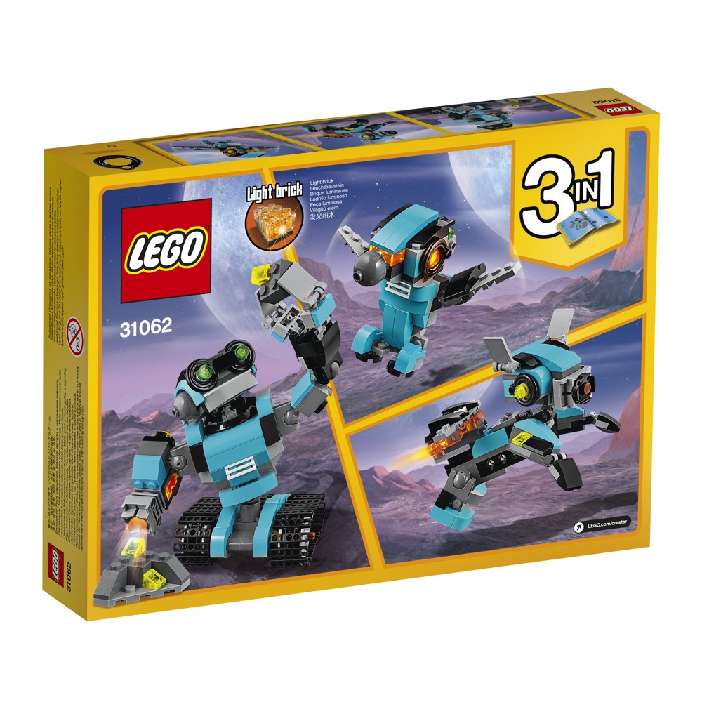 LEGO® Creator 31062, Pruzkumný robot