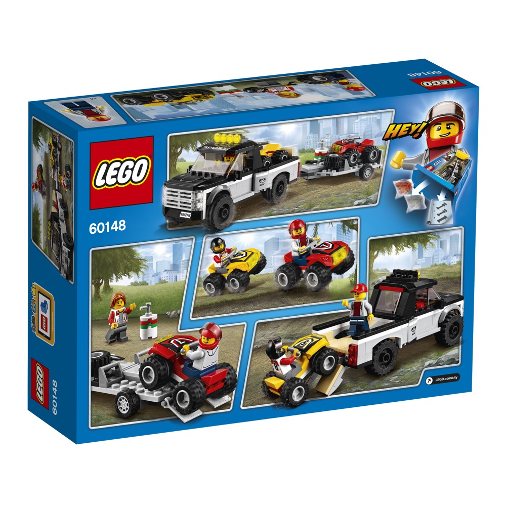 LEGO® City 60148, Závodní tým ctyrkolek