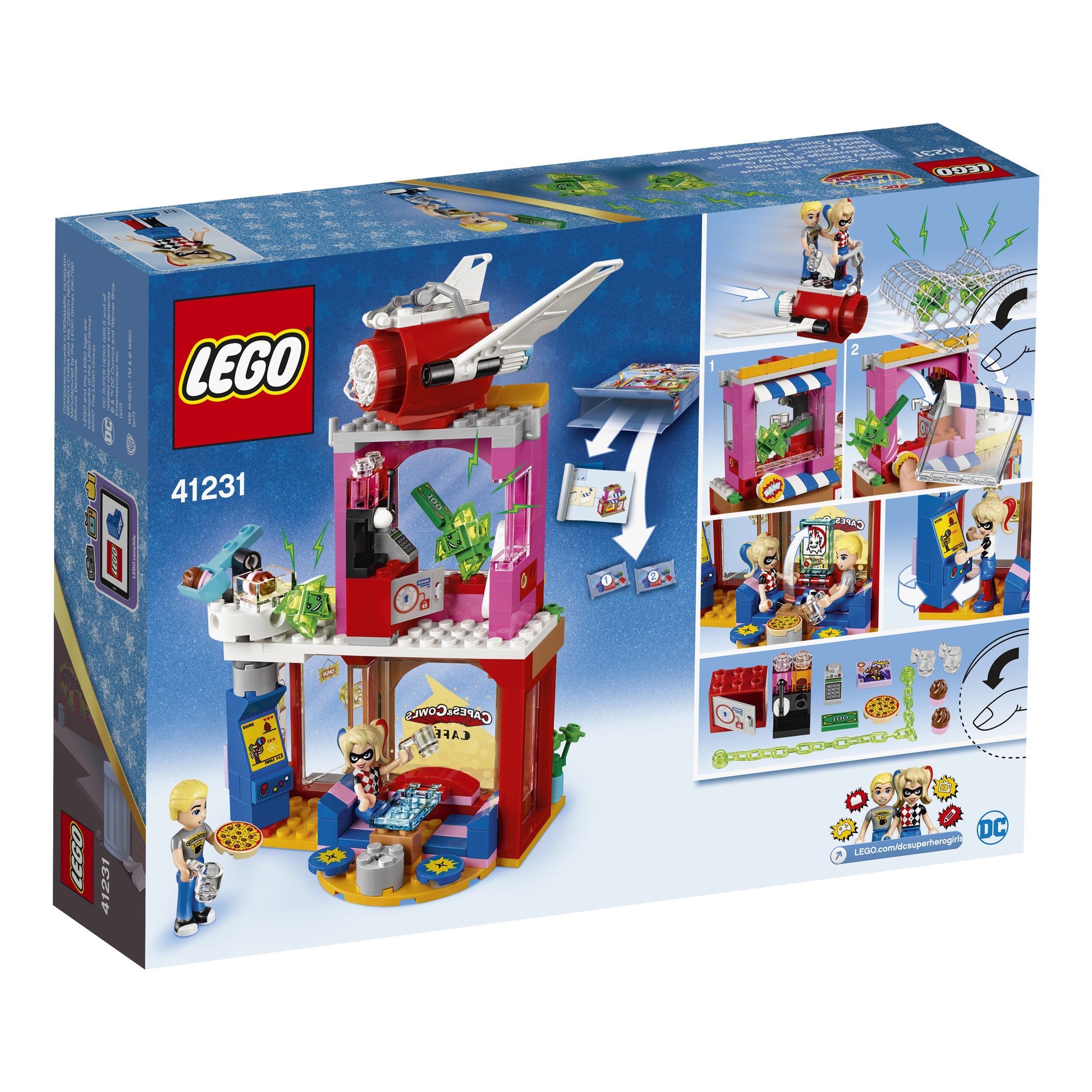 LEGO® DC Super Hero Girls™ 41231 Harley Quinn™ spěchá na pomoc