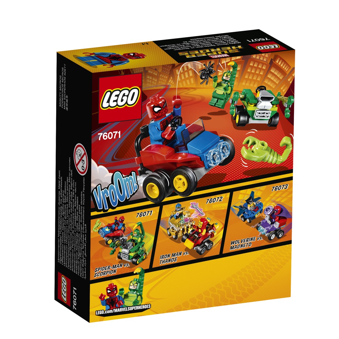 LEGO® Marvel Super Heroes 76071 Mighty Micros: Spiderman vs. Škorpion