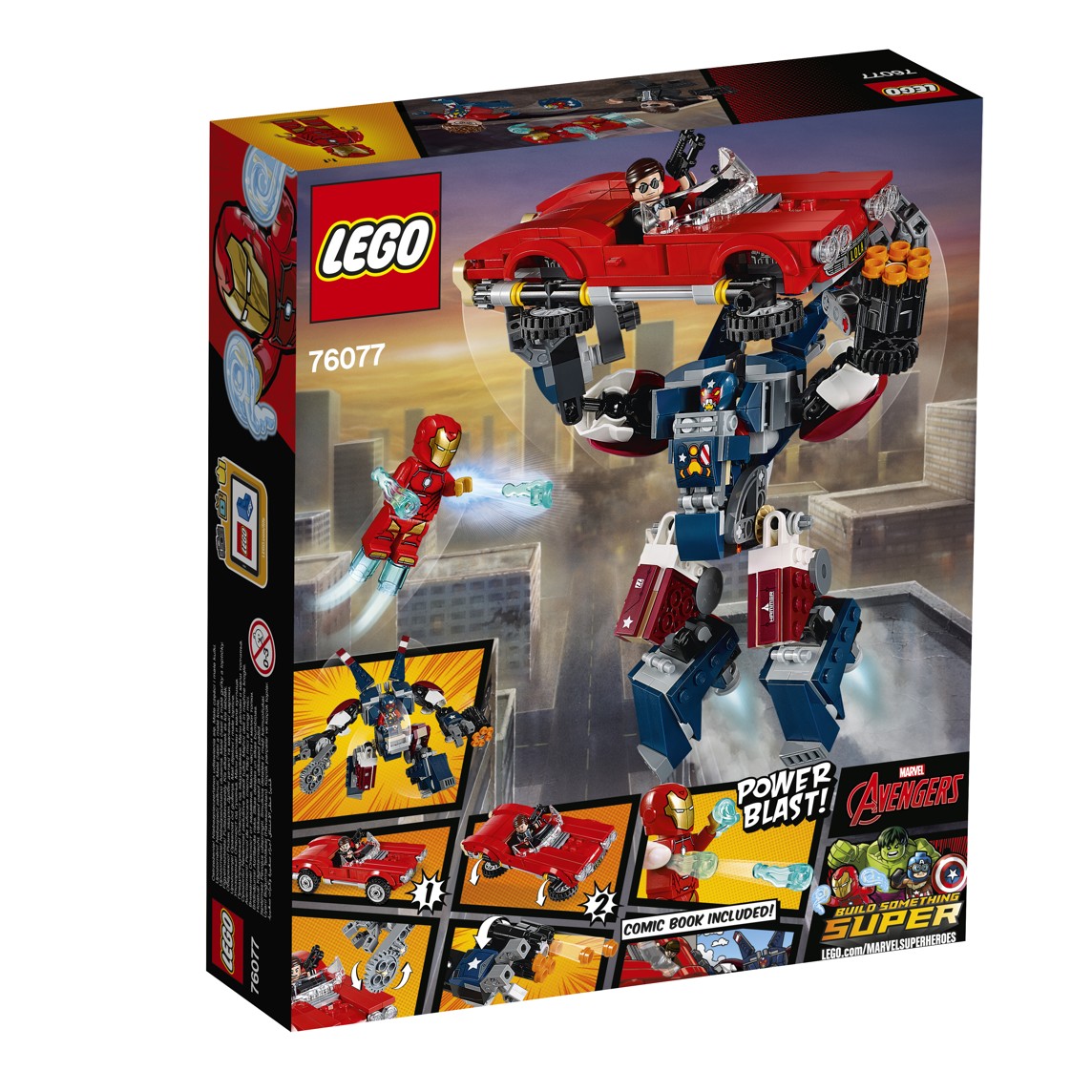 LEGO® Marvel Super Heroes 76077 Iron Man: Robot z detroitských oceláren
