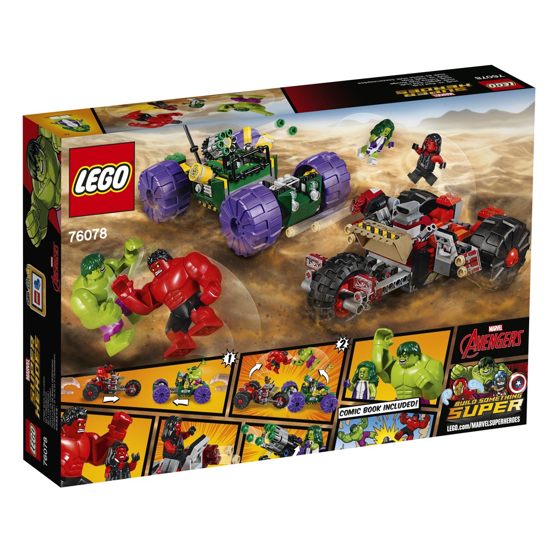 LEGO® Marvel Super Heroes 76078 Hulk vs. Cervený Hulk