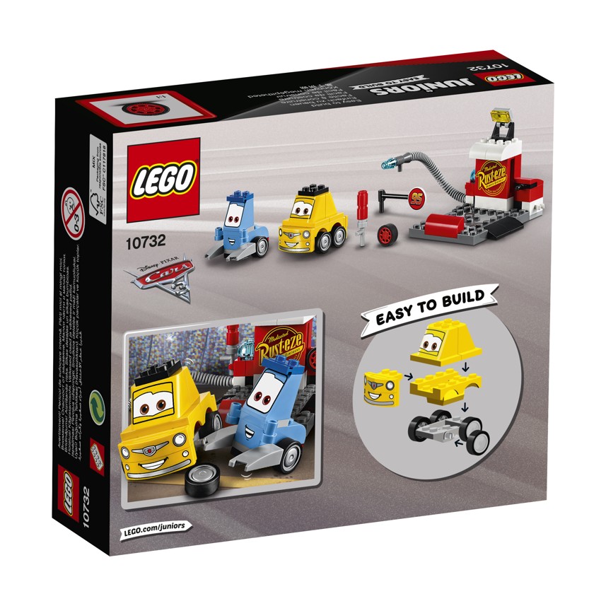 Lego Juniors 10732 Zastávka v boxech Guida a Luigiho
