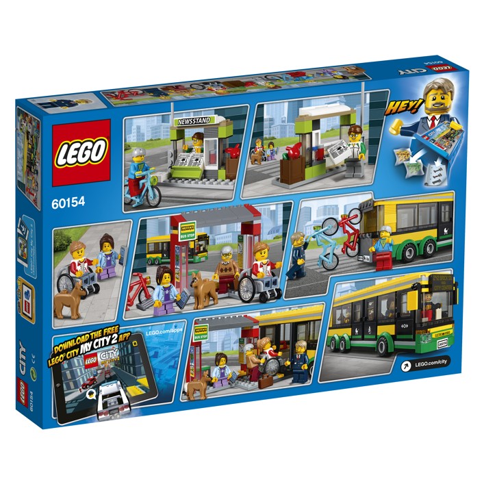 LEGO CITY 60154 Zastávka autobusu