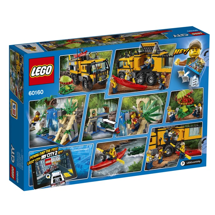 LEGO CITY 60160 Mobilní laboratoř do džungle