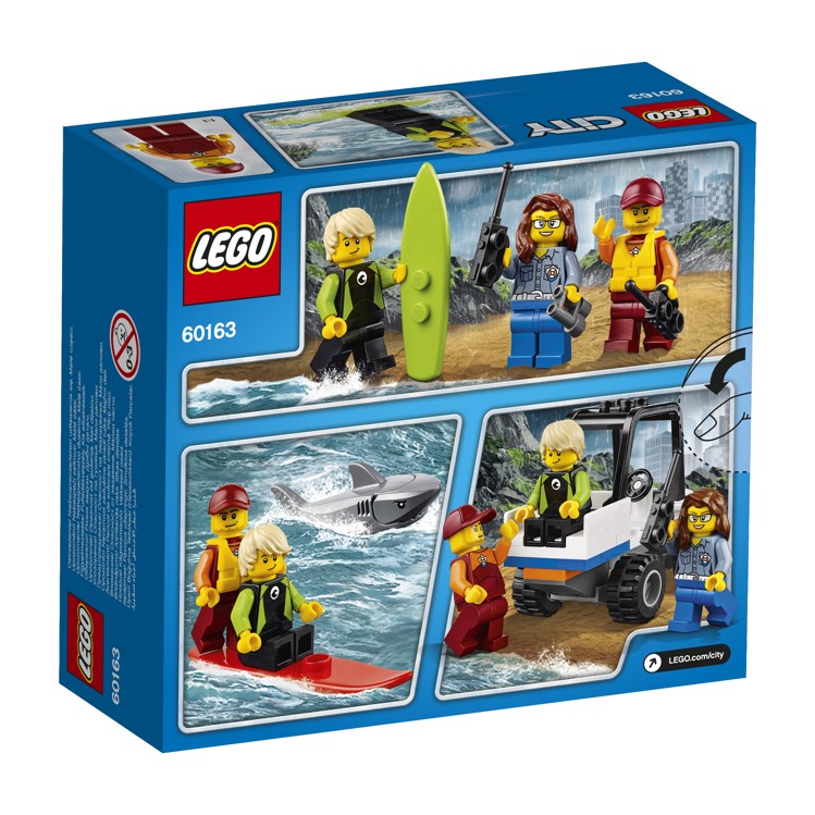 LEGO CITY 60163 Pobřežní hlídka - začátečnická sada