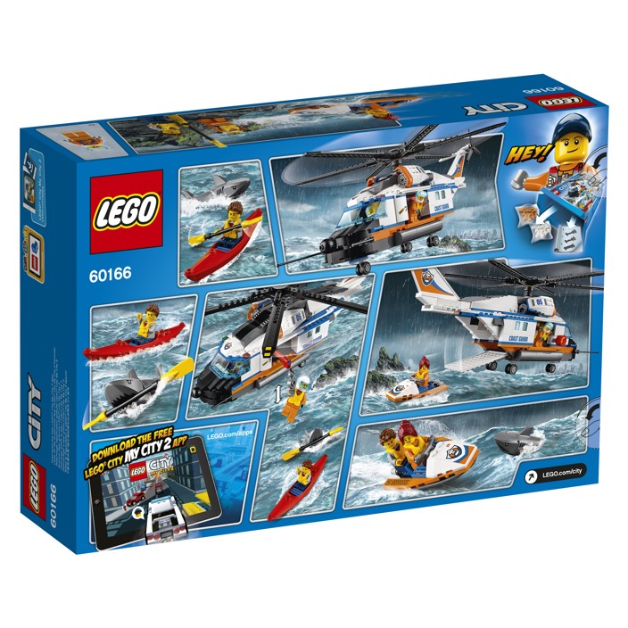LEGO CITY 60166 Výkonná záchranářská helikoptéra