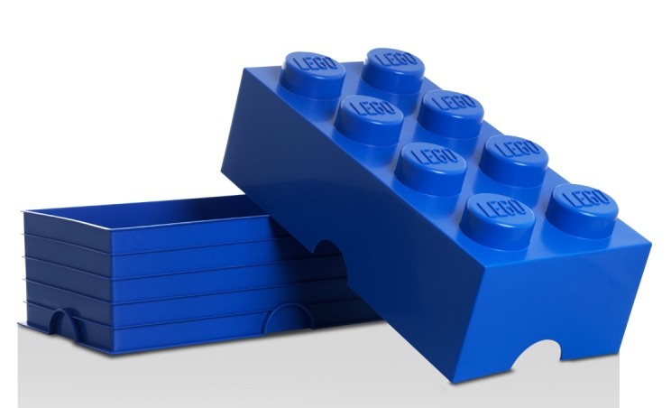 LEGO Úložný box 25 x 50 x 18 cm Modrý