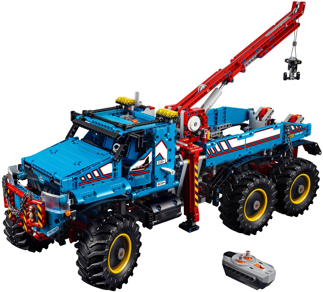 LEGO TECHNIC 42070 Terénní odtahový vůz 6x6