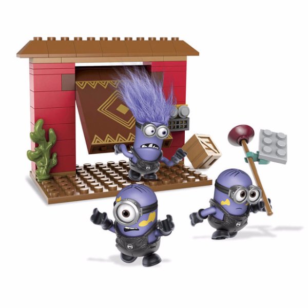 Mega Bloks Mimoňové nové tématické postavičky Fortress Break-in