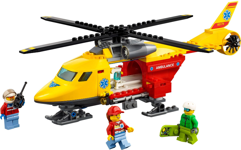 LEGO CITY 60179 Záchranářský vrtulník