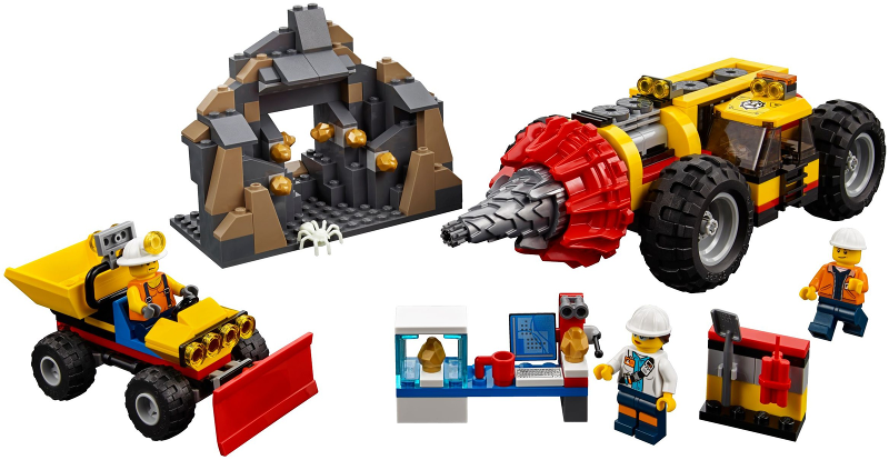 LEGO CITY 60186 Důlní těžební stroj
