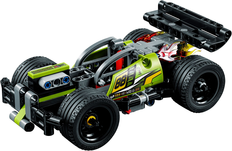 LEGO TECHNIC 42072 Zelený závoďák