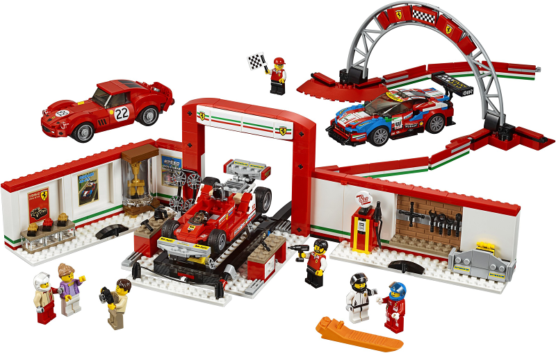 LEGO Speed Champions 75889 Úžasná garáž Ferrari