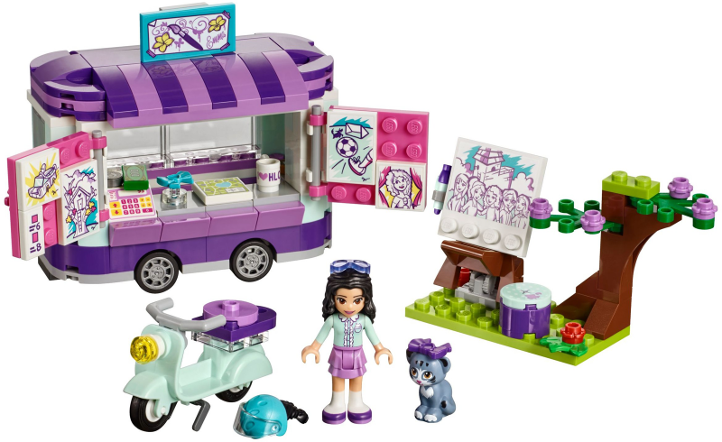 LEGO Friends 41332 Emma a umělecký stojan