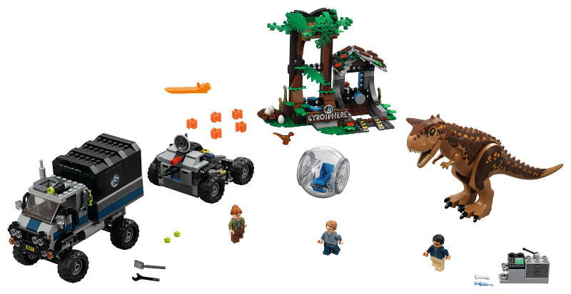 LEGO Jurassic World 75929 Útěk Carnotaura z Gyrosféry