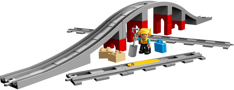 LEGO® DUPLO® 10872 Doplňky k vláčku – most a koleje