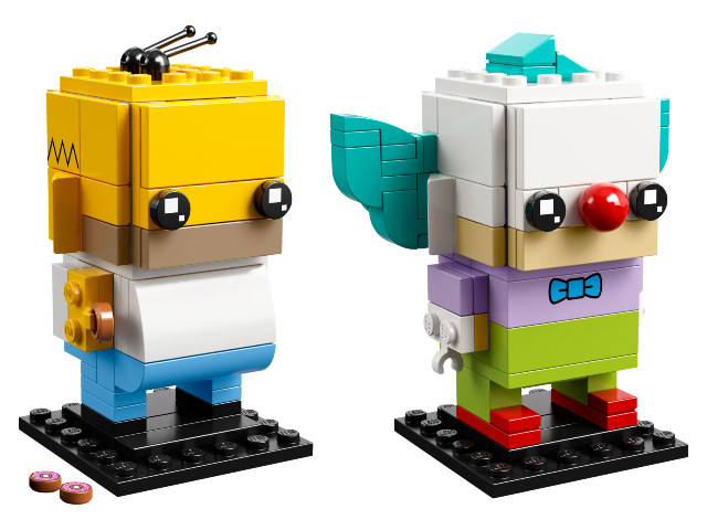 LEGO BrickHeadz 41632 Homer Simpson a Šáša Krusty