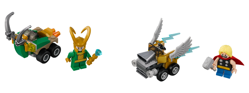 LEGO Super Heroes 76091 Mighty Micros: Thor vs. Loki