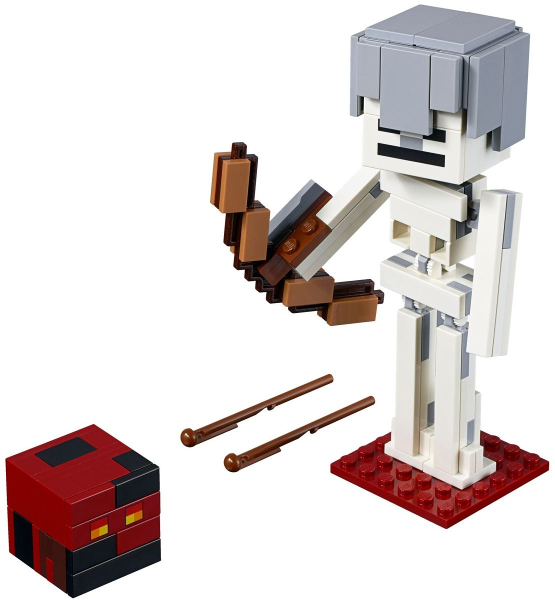 LEGO Minecraft 21150 velká figurka: Kostlivec s pekelným slizem