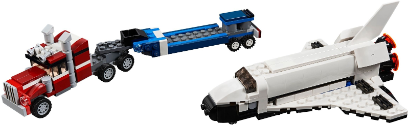 LEGO Creator 31091 Přeprava raketoplánu