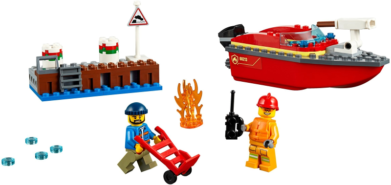 LEGO City 60213 Požár v přístavu